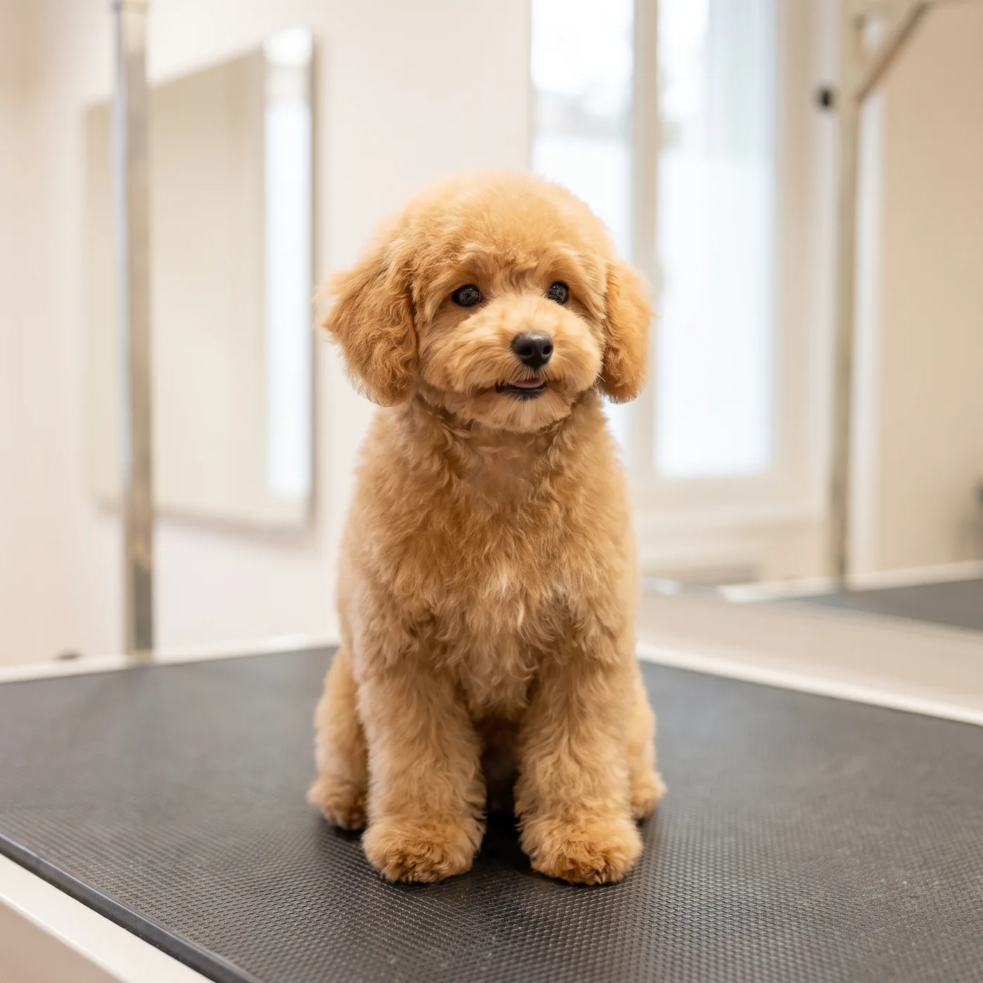 GroomRoom Berlin'de Junior Grooming: Toy Poodle yavrusu