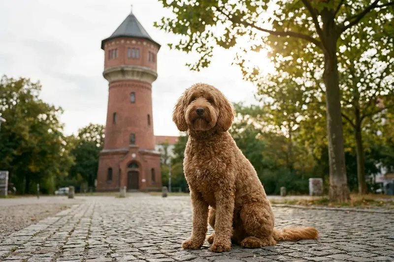 Exterior view of the dog groomer GroomRoom in Charlottenburg, accessible from Prenzlauer Berg